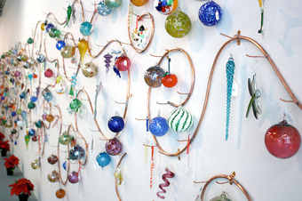 Glass Ornament Sale at KALEID opens December 4th